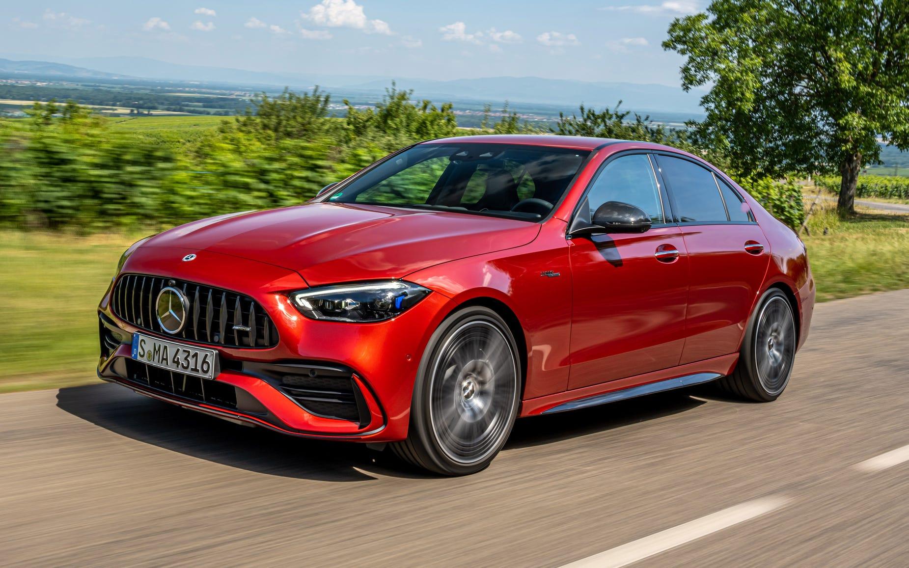 Mercedes-AMG saloon front view